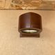 Antique mantel clock arched marquetry mahogany wood vintage