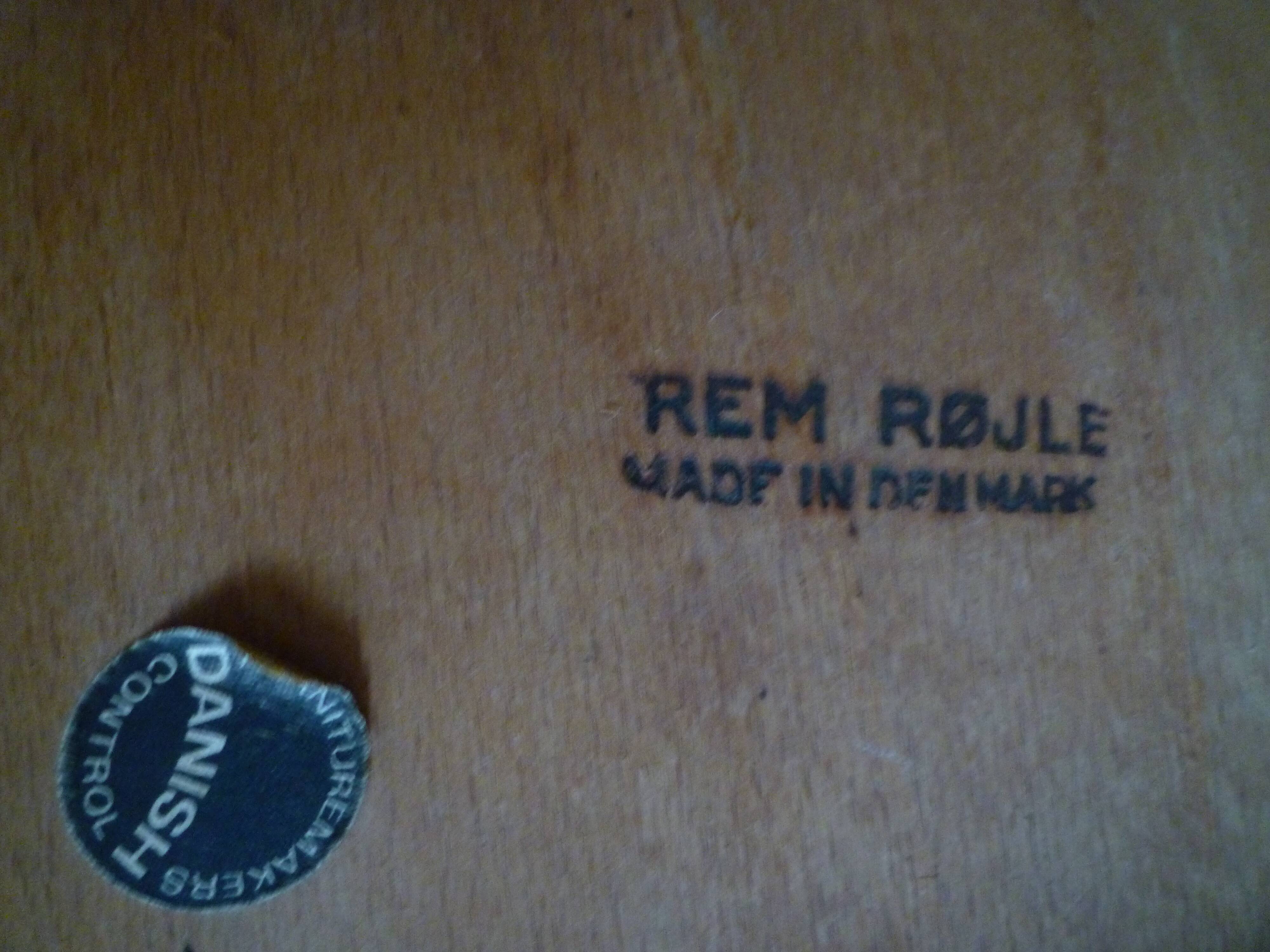 Dining Set " Roundette " table and chairs by Hans Olsen for Frem Rojle Denmark