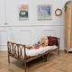 Vintage rattan bed from the 50s and 60s