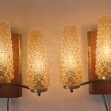 Pair of Midcentury Wall Lamps Sego Armatur, Sweden, 1960s