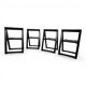 Set of 4 Aldo Jacobi Trieste Folding Chairs for Bazzani, 1960