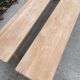 Extendable farmhouse table renovated in solid raw oak 2 drawers 2 benches 20