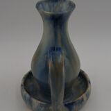 Candle holder flamed sandstone Dubois vintage