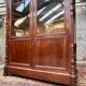 Speckled mahogany bookcase of Napoleon III XIX century