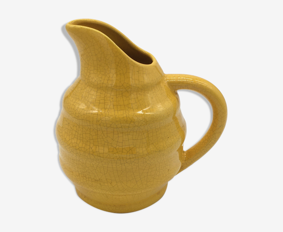 Pichet ancien jaune