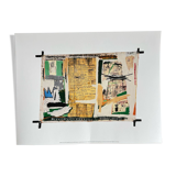 Jean Michel Basquiat (1960-1988), Jawbone of an Ass,1982, Copyright Estate of Jean Michel Basquiat, Licensed by Artestar New York, Printed in the UK