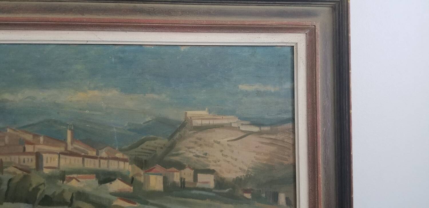 Modern school of the 20th century - oil on canvas - 54.5 x 65.5 cm