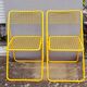 Pair of folding chairs Ted Net N.Gamelgaard 80s