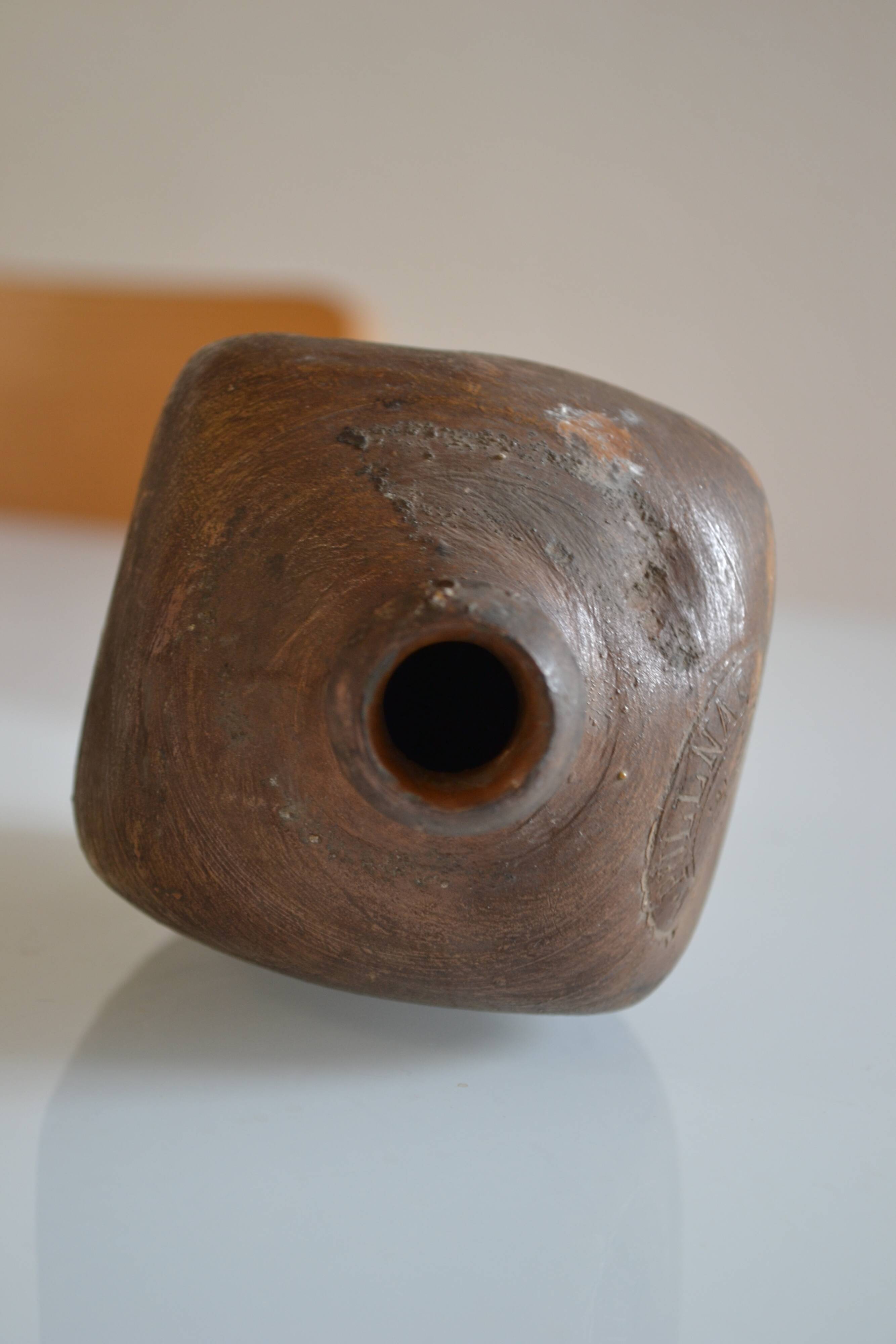 old stoneware bottle "Pullnaer Bitter Wasser" Germany circa 1850