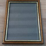 Set of 2 wooden frames with gilded edging