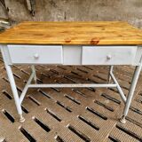 Industrial side table