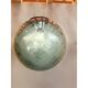 Contemporary Murano Style Balloton Green-Fume' Color Pendant