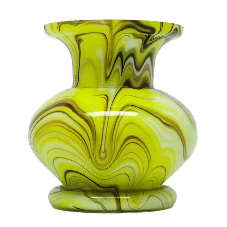 Art Deco vase, glass, Czechoslovakia, 1930s