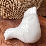 Ceramic vase bird flower spike