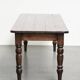 Antique English 19th-century farmhouse dining table made of pinewood
