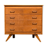 Scandinavian chest of drawers compass feet