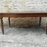 Oak farm table with two extensions