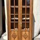 Oak display cabinet