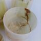 set of 6 small wine glasses in green alabaster stone