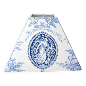 Abat-jour carré toile