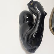 "Haltere" ceramic enamel wall light by Jean Claude Peiré from the 1980s.