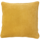 Coussin en velours 50x50cm couleur jaune