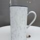 Pot washbasin wall mounted sheet metal enamelled