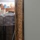 Louis Philippe style mirror in elm-veneered wood and gilded stucco height 83cm