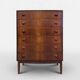 Rosewood Bowed Chest Of Drawers By Kai Kristiansen