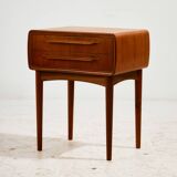 Teak night stand by Johannes Andersen for CFC Silkeborg