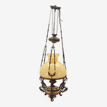 Glass chandelier, Dutch design, 1980s, production: Netherlands