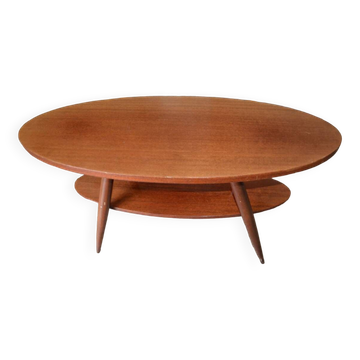 Vintage Scandinavian teak coffee table