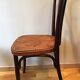5 chairs bistro J & J Kohn with label and stamp circa 1900