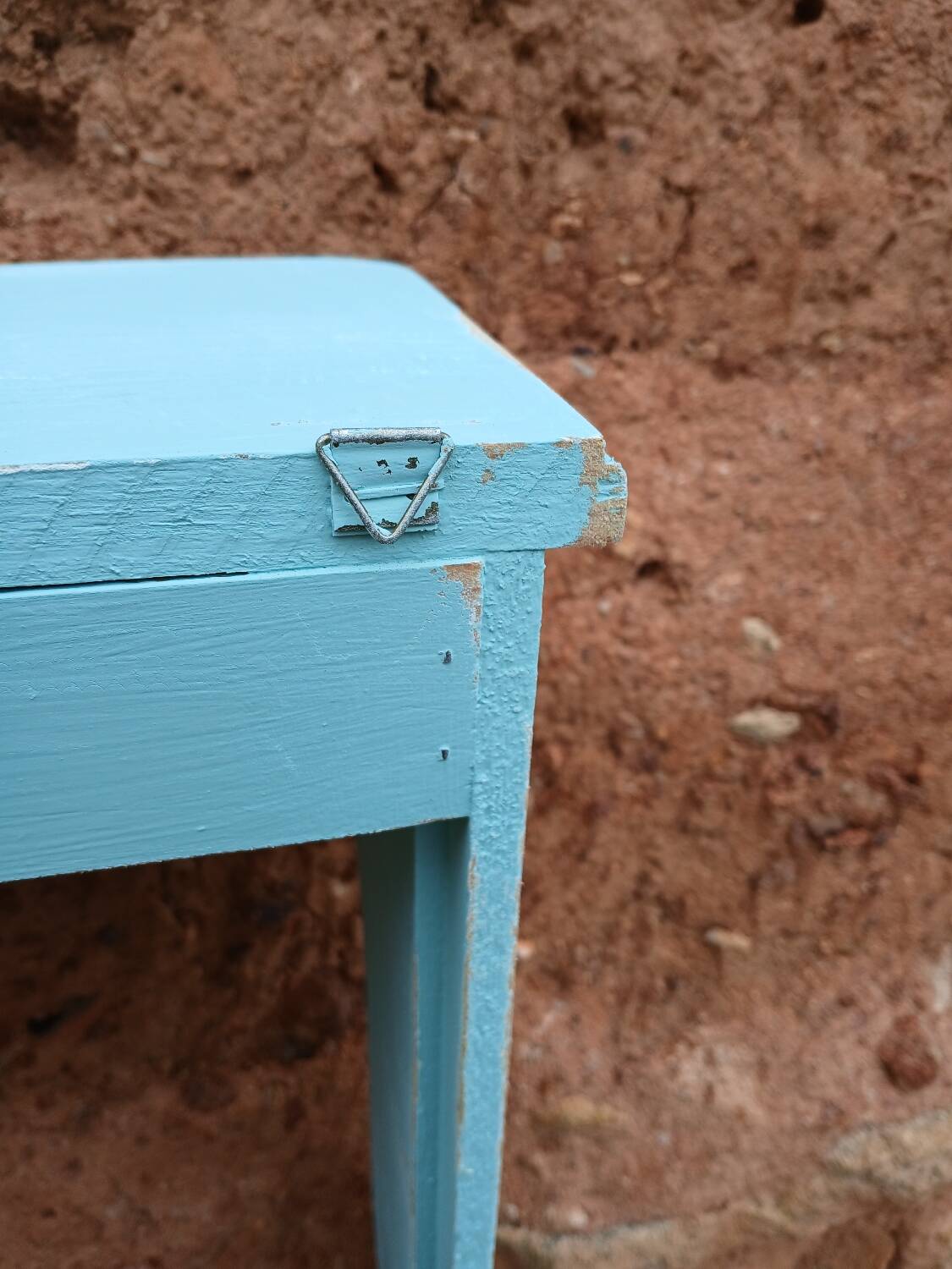 Revamped antique wall shelf