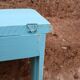 Revamped antique wall shelf