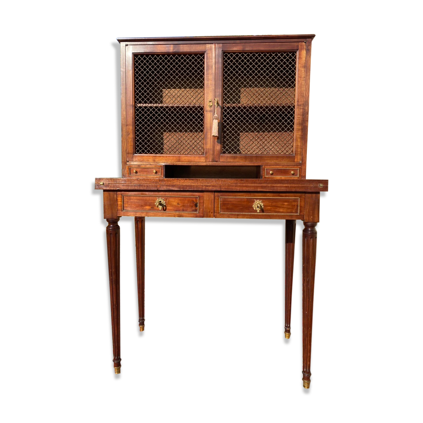 Bonheur du jour en acajou style Louis XVI