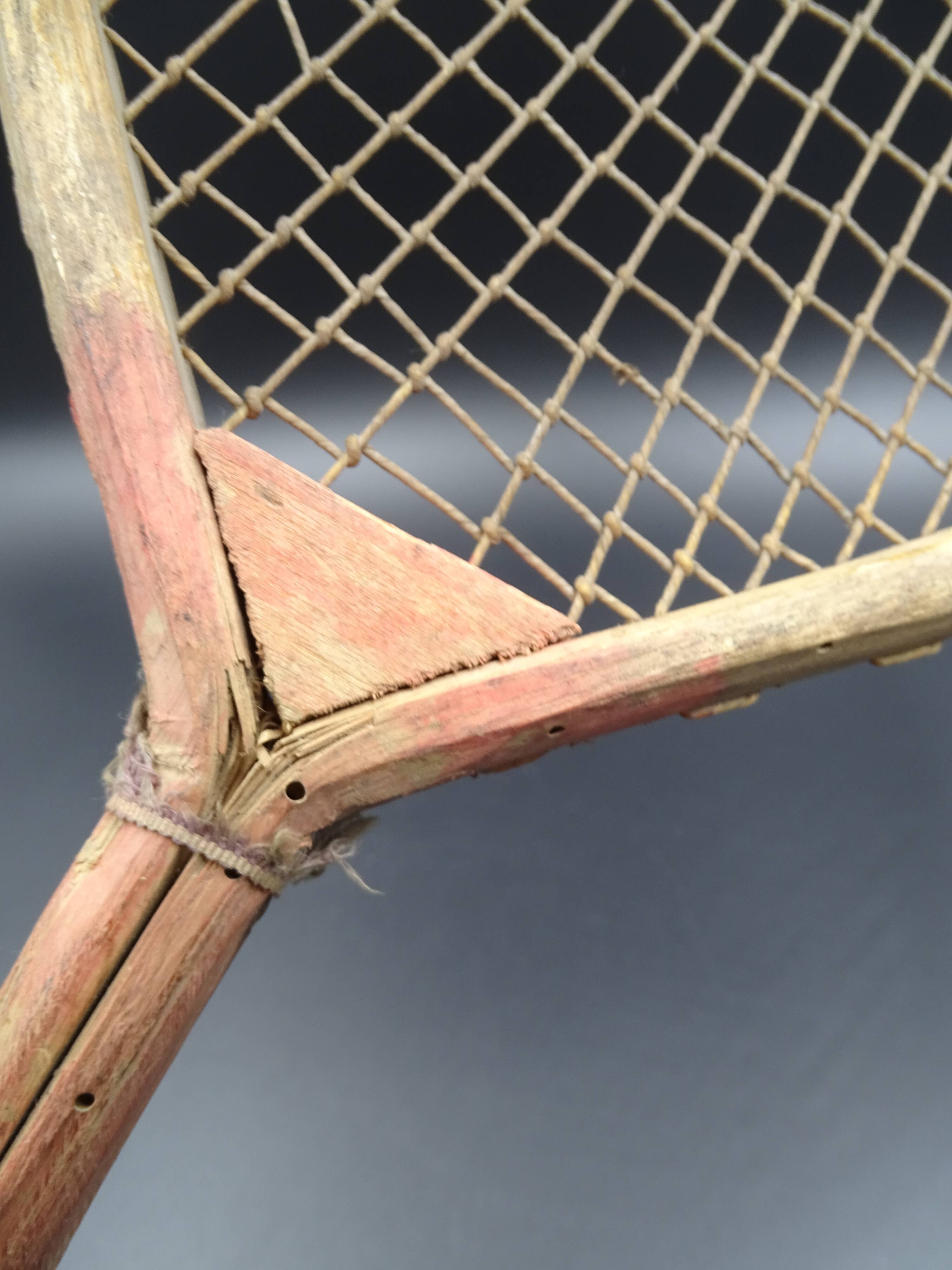 Old racquet for flying game - circa 1910