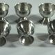 6 coquetiers en inox - Vintage