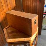 Boîte à fiche en bois ancienne