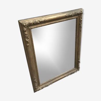 Miroir en bois doré 61x76cm