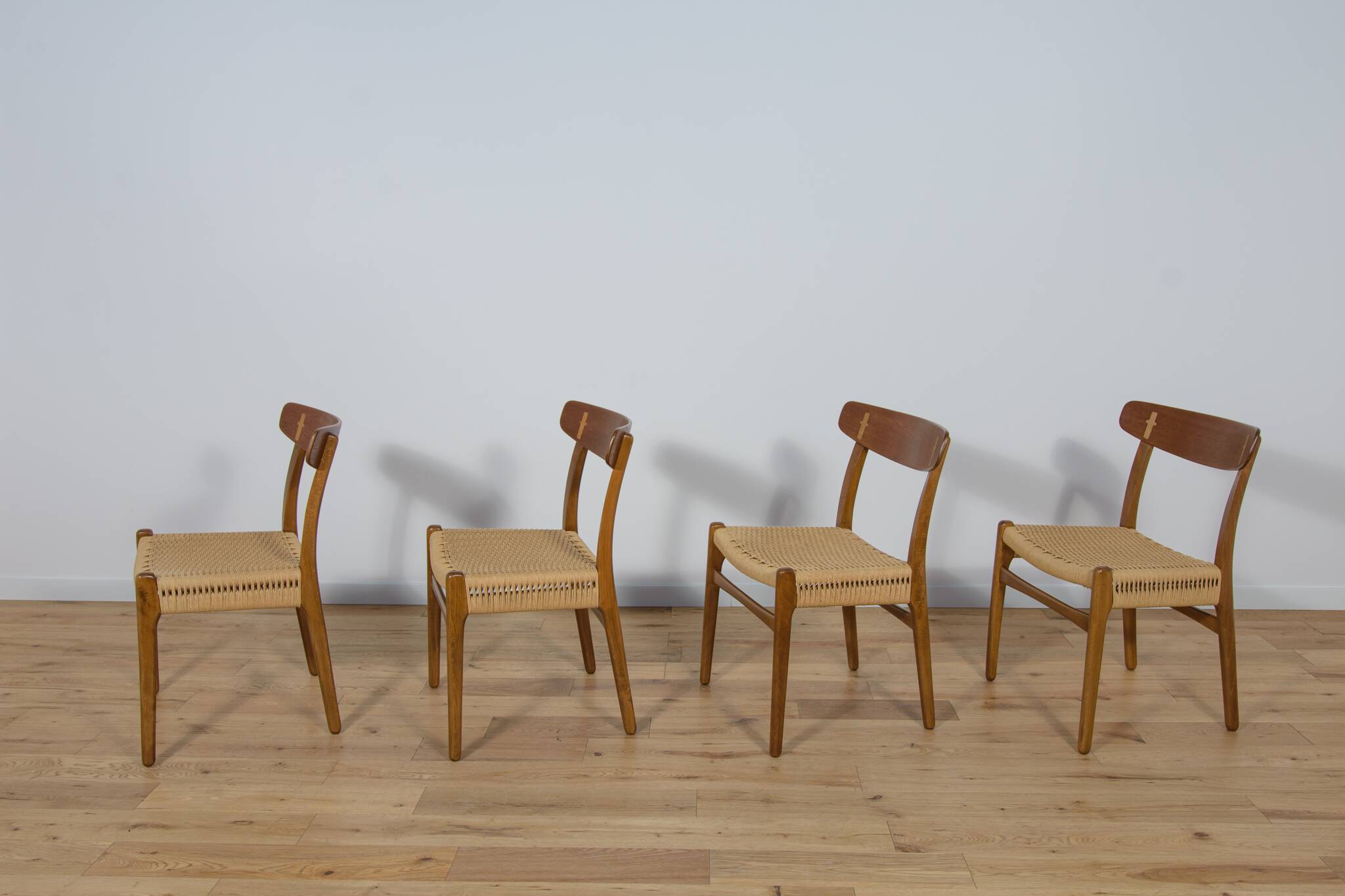 Mid Century Dining Chairs CH23  by Hans J. Wegner for Carl Hansen & Søn, Set of 4
