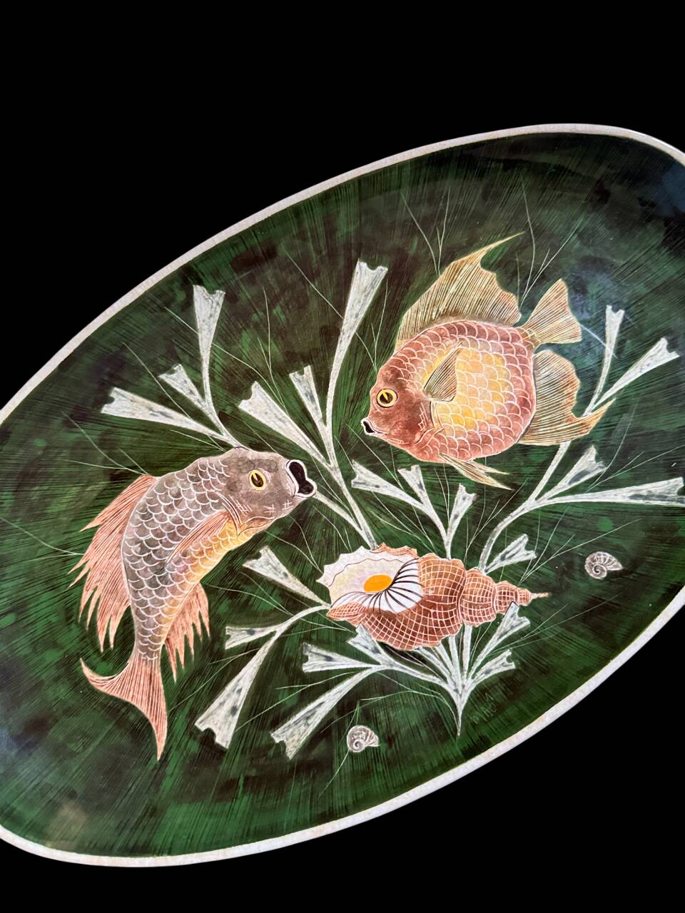 Le Maô service: 8 plates + 1 serving platter