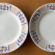 8 antique flat plates in Gien earthenware