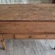 Old dough mixer/Massive wooden board with lid and drawer