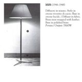Gino Sarfatti Floor Lamp for Arteluce (prod und. lic. by Metalarte) 1946-48