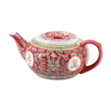 Chinese pink email teapot