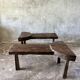 Banc ou table basse modulaire en 2 parties L:2m l:60 H:46