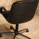 70s wheeled comfort armchair