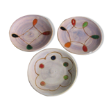 Lot of 3 faetic cups by Vallauris Marie Christine Treinen