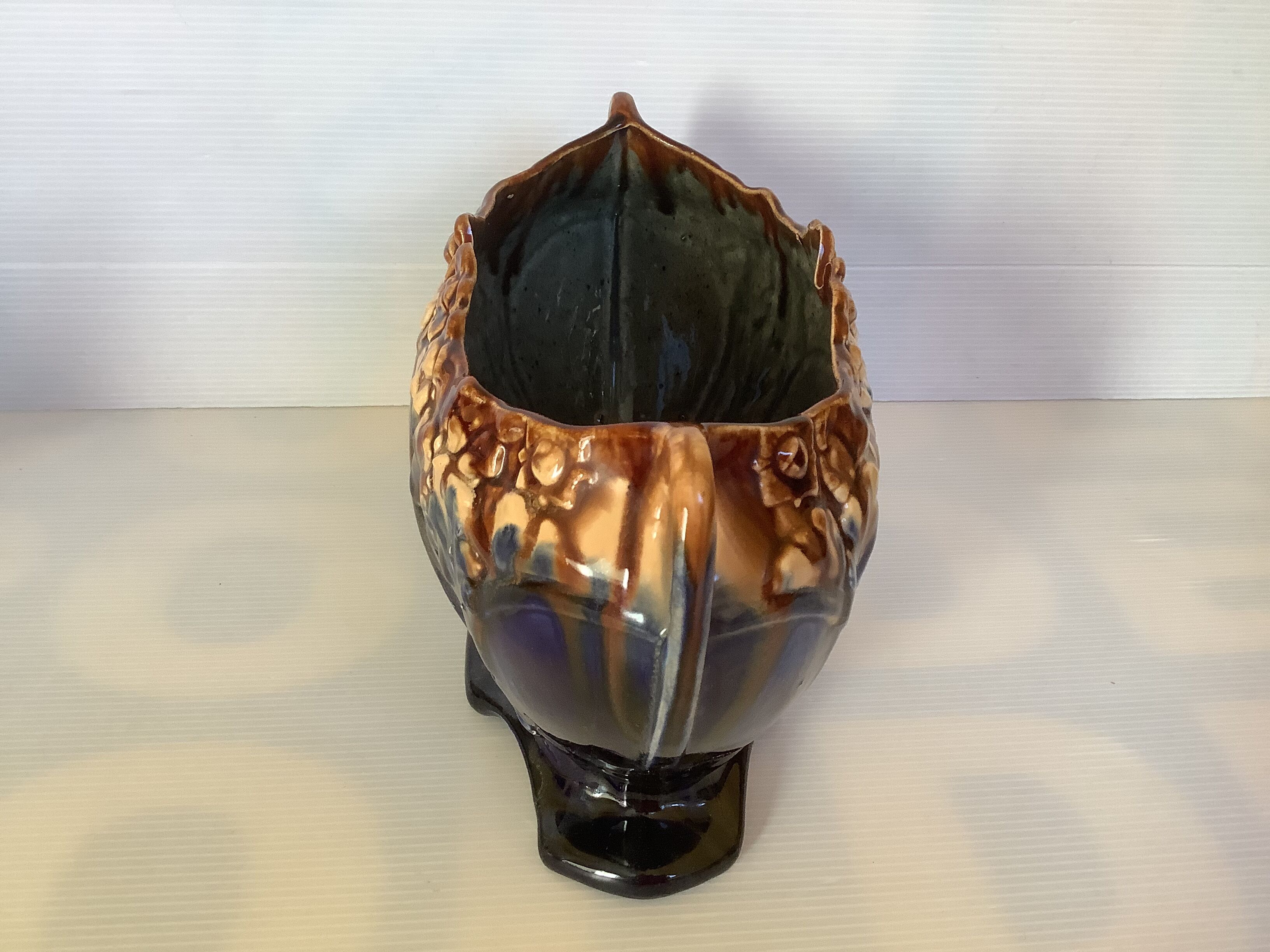 Old earthenware planter vase Belgium